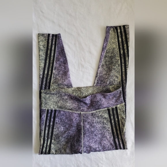 Adidas climalite 3 stripe‎  Sporty Active leggings Size XL - Picture 6 of 10